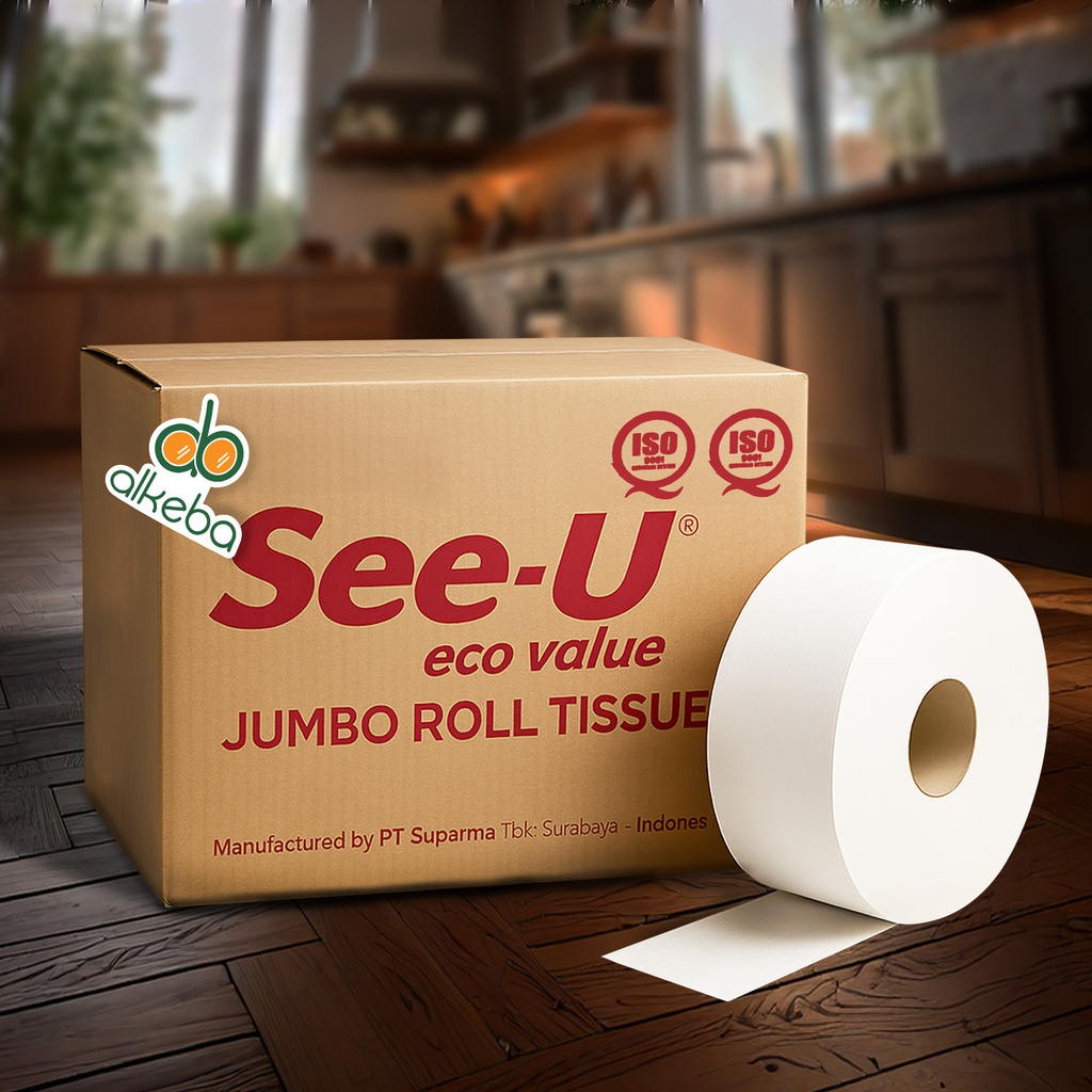 SEE-U TISSUE ROLL JUMBO (JRT) (16 ROLL x 256M/CTN)