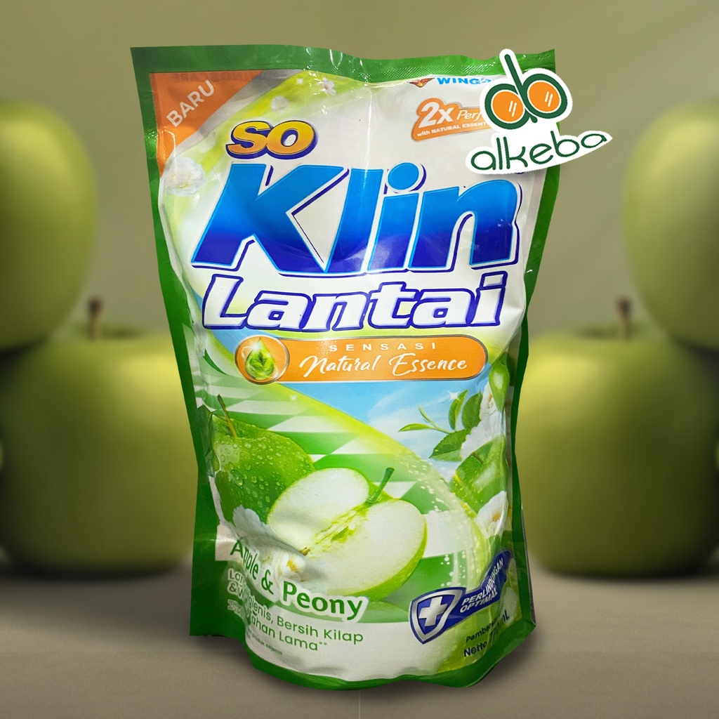 SO KLIN FLOOR CLEANER 755 ML FRUITY APPLE
