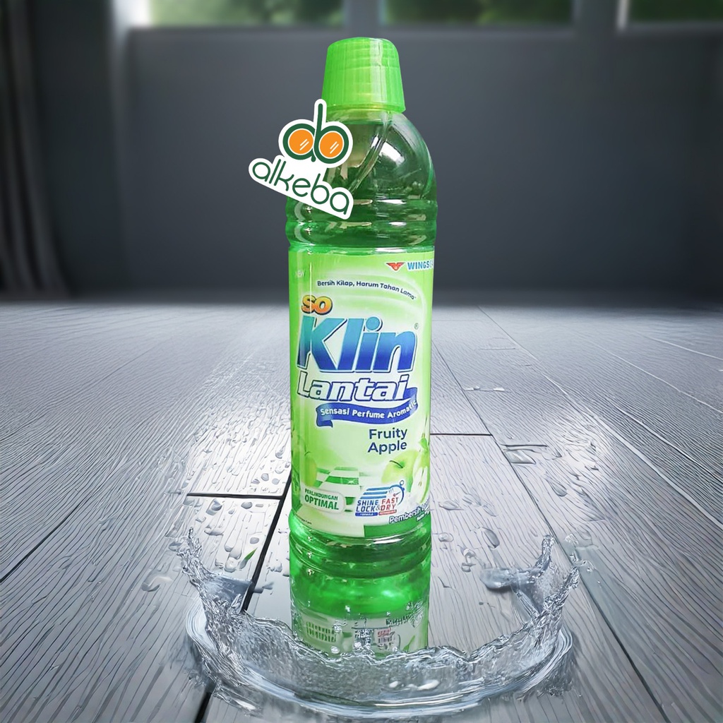 SO KLIN FLOOR CLEANER BOTOL 800 ML FRUITY APPLE