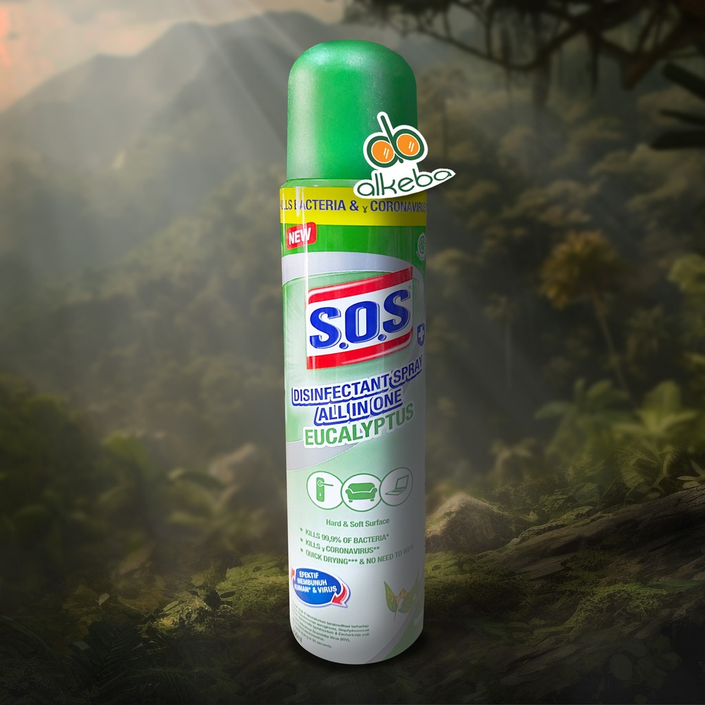 SOS DISINFECTANT SPRAY EUCALYPTUS 250ML