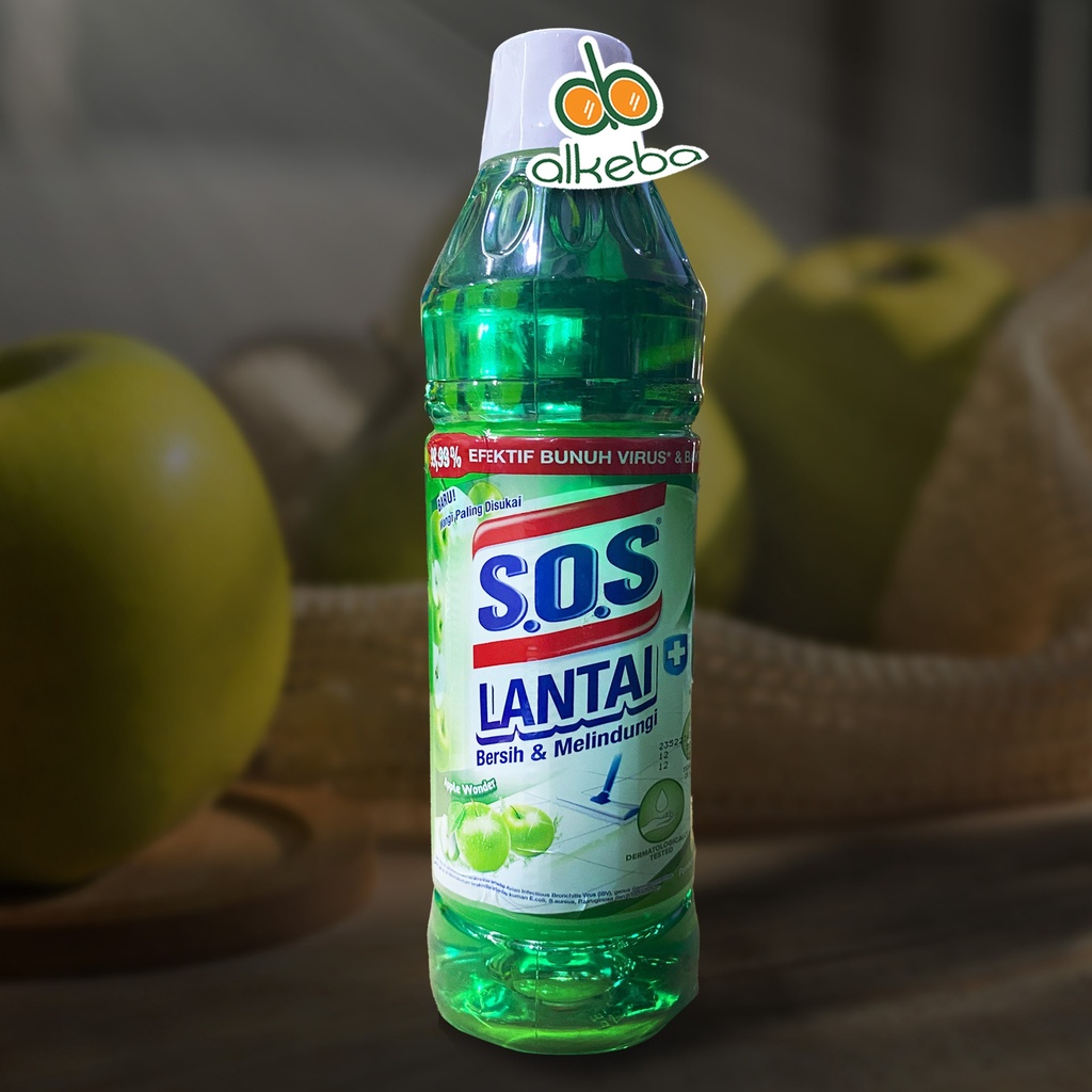 SOS FLOOR CLEANER APPLE WONDER 780 ML