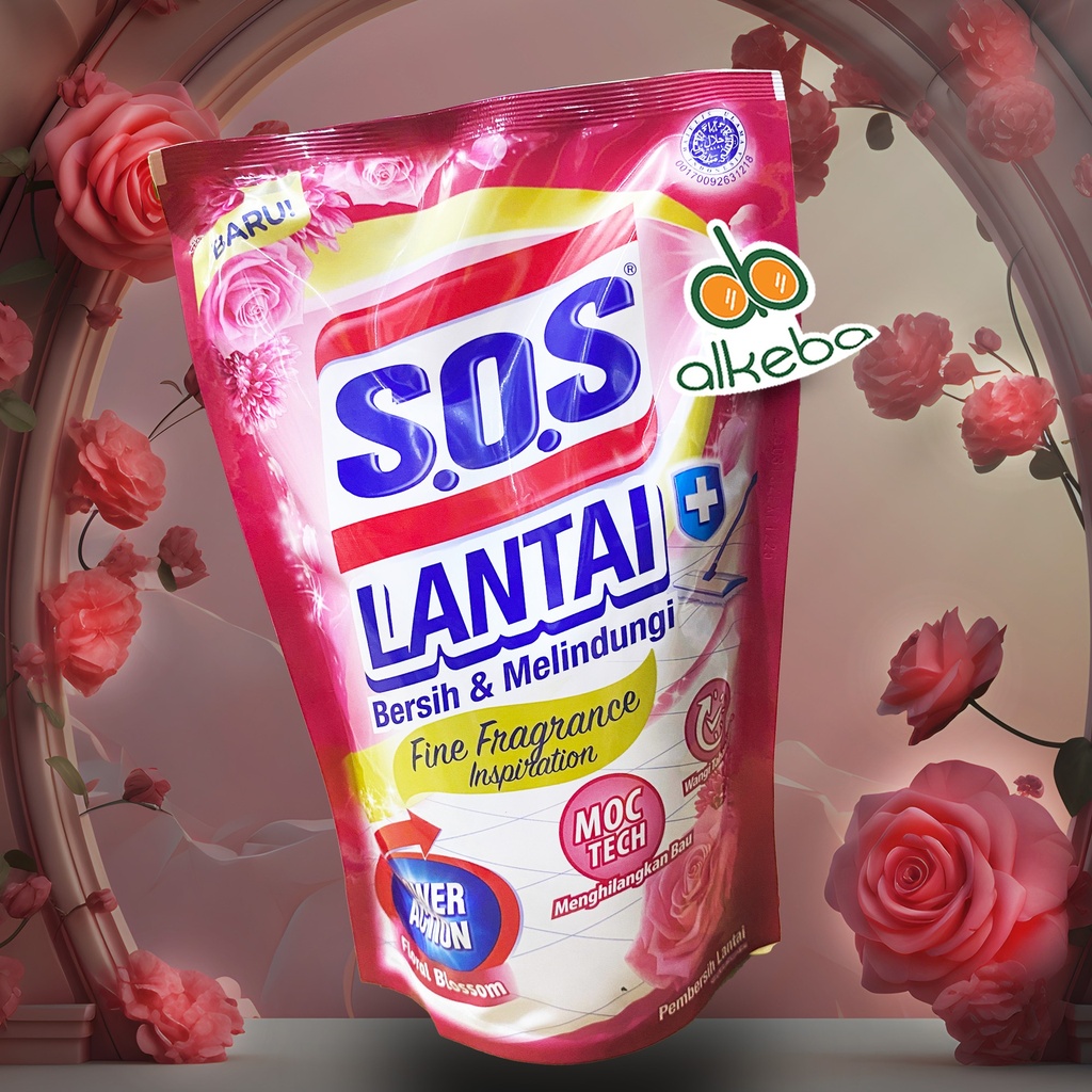 SOS FLOOR CLEANER FLORAL BLOSSOM REFILL 375ML
