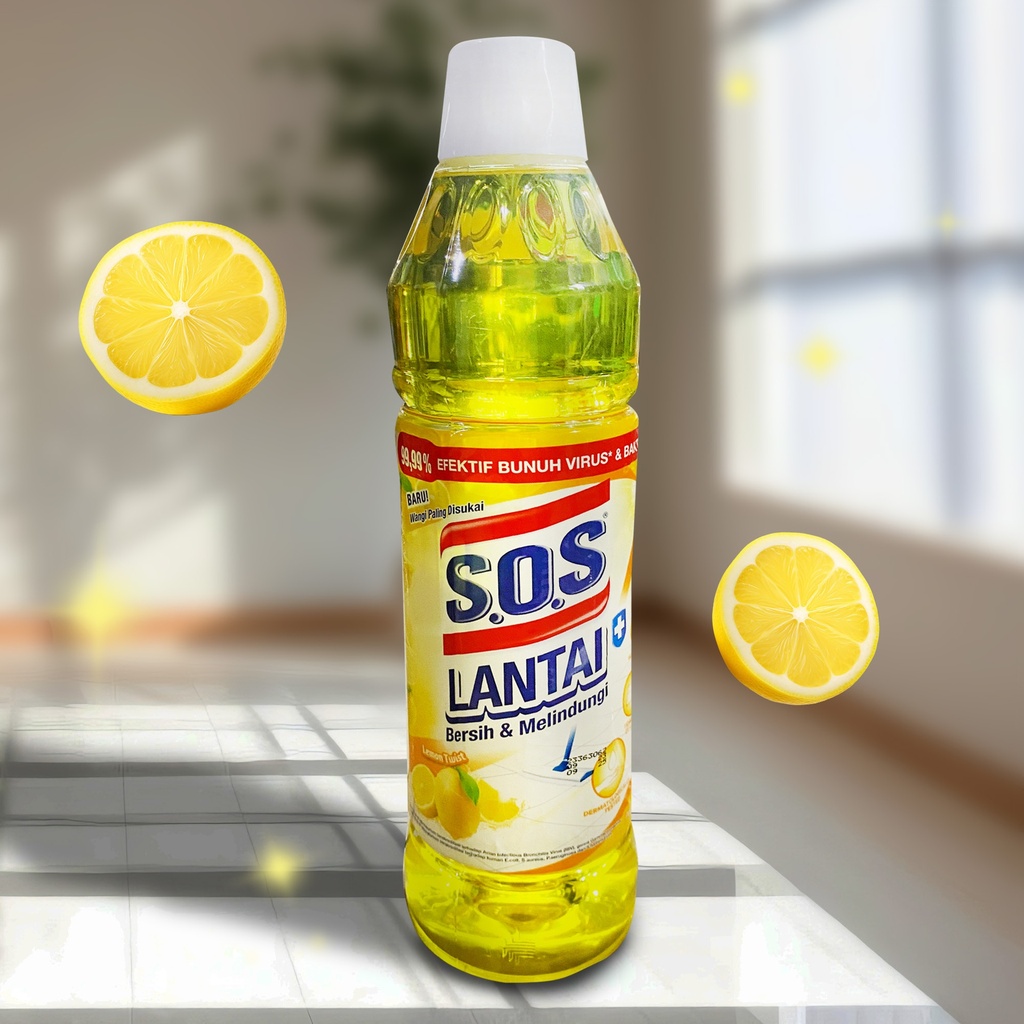 SOS FLOOR CLEANER LEMON TWIST 780 ML
