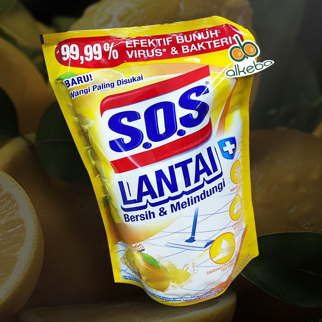 SOS FLOOR CLEANER LEMON TWIST REFILL 700 ML