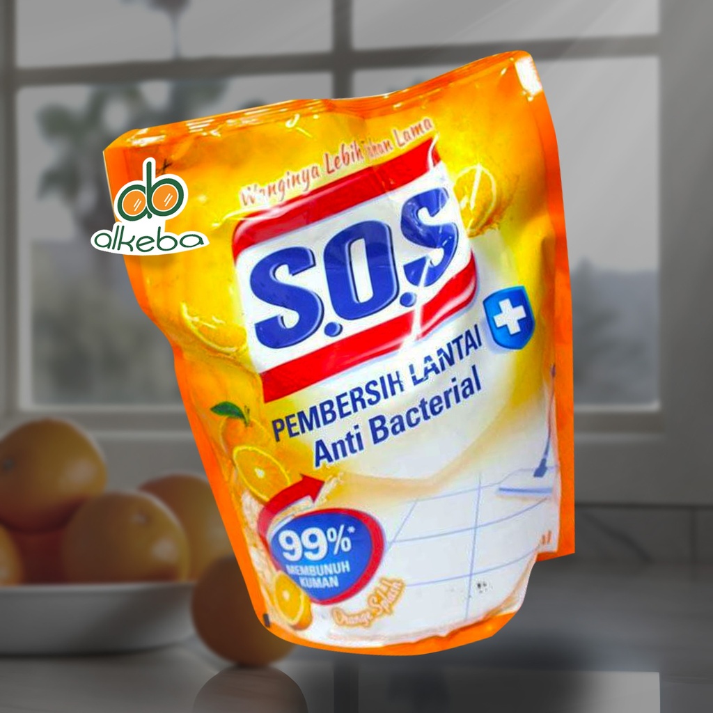 SOS FLOOR CLEANER ORANGE SPLASH 1,5 LITER