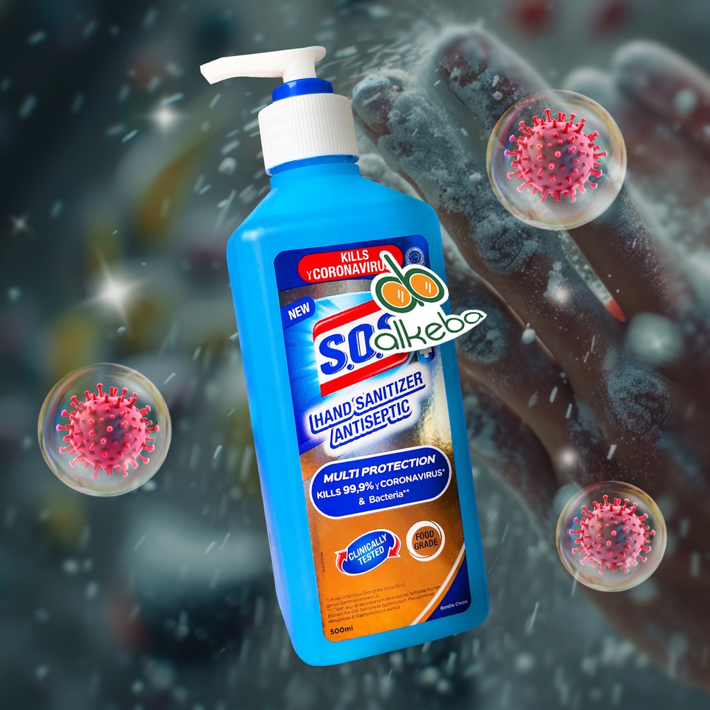SOS HAND SANITIZER BOTOL PUMP 500ML