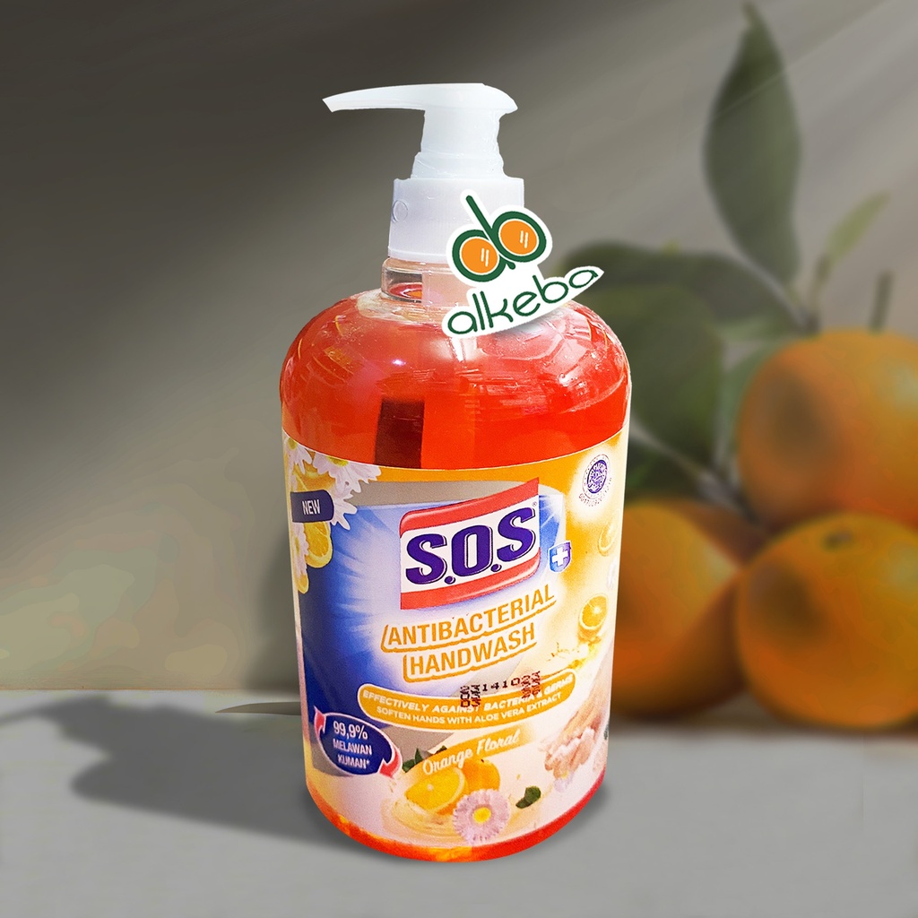 SOS HAND SOAP APPLE BOTOL PUMP 400 ML