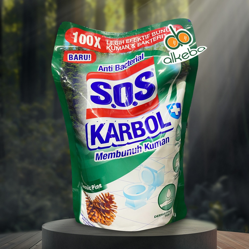 SOS KARBOL WANGI CLASSIC PINE REFILL 750 ML