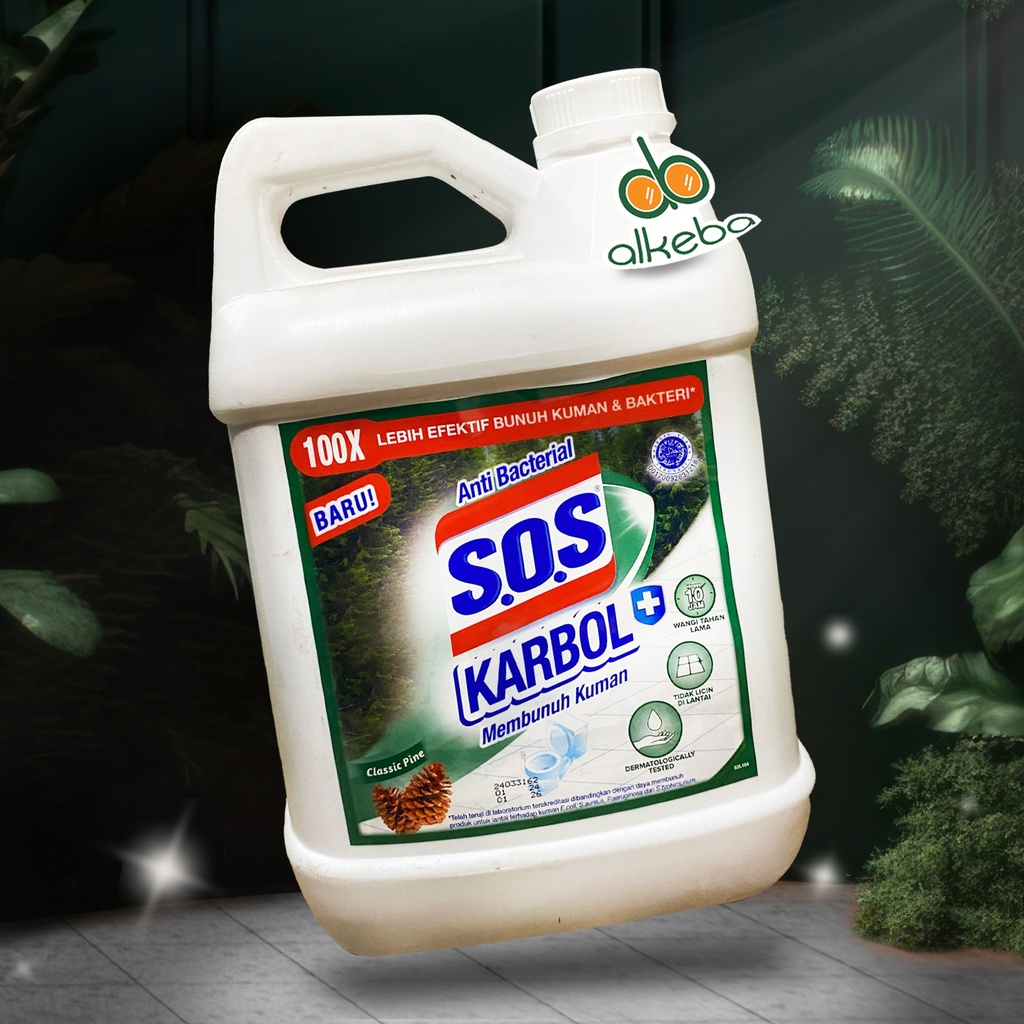 SOS KARBOL WANGI PINE CLASSIC 4 LITER