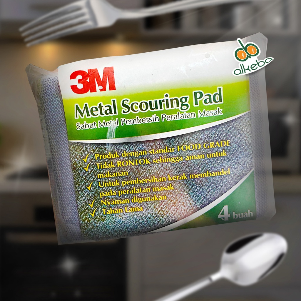 SPONGE 3M METAL SCOURING PAD