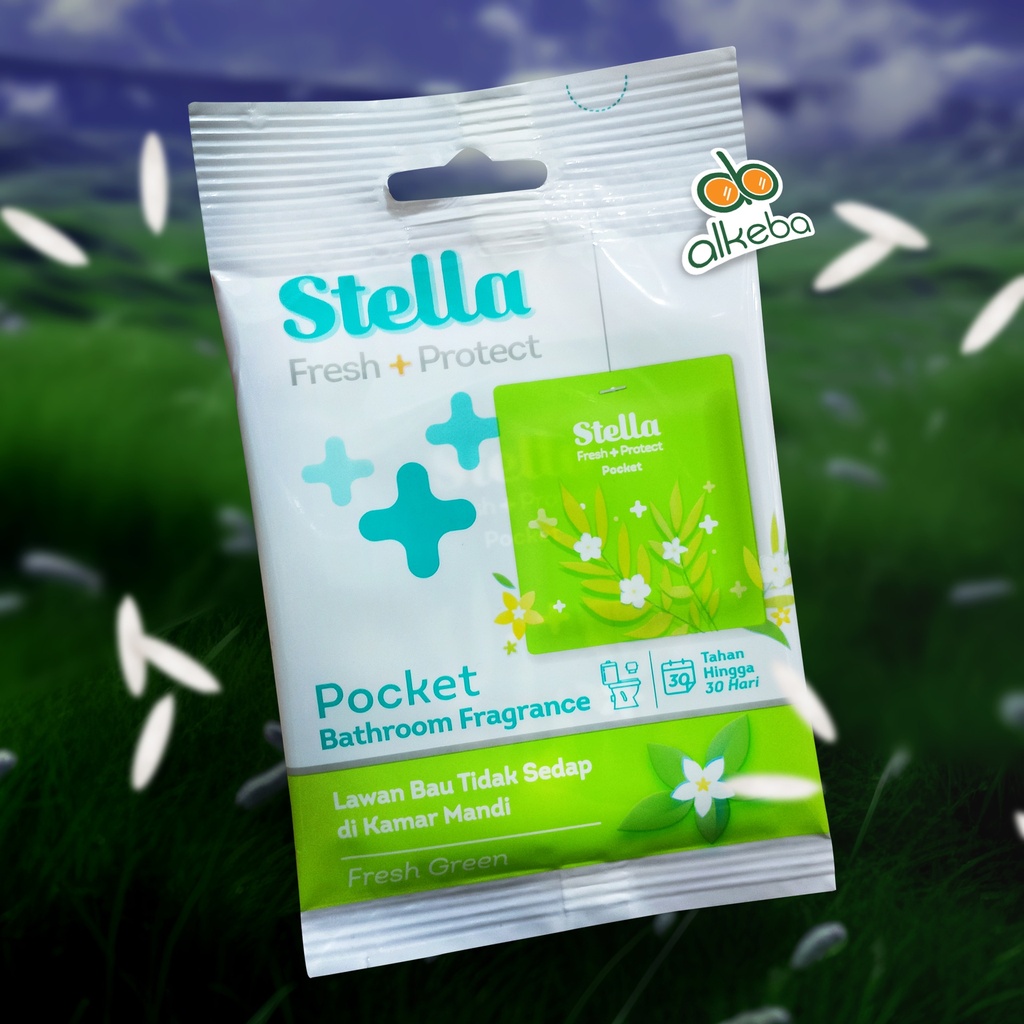STELLA POCKET BATHROOM FRESH GREEN