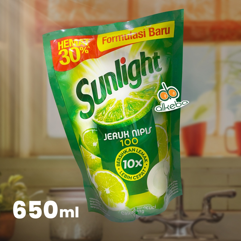 SUNLIGHT REFILL 635 ML JERUK NIPIS