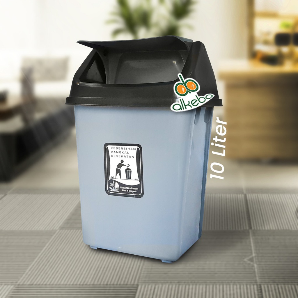 TEMPAT SAMPAH TUTUP GOYANG 10 LITER YUTAKA