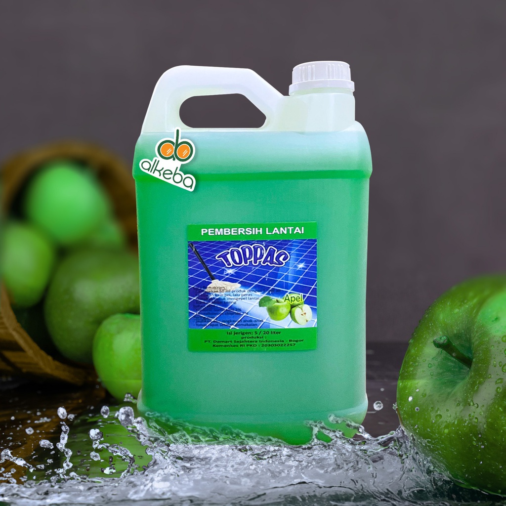 TOPPAS FLOOR CLEANER 5 LITER APPLE