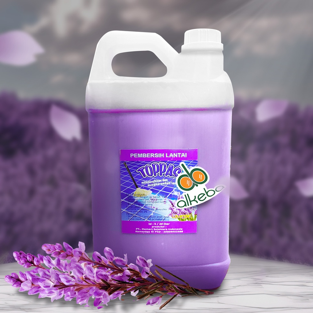 TOPPAS FLOOR CLEANER 5 LITER LAVENDER