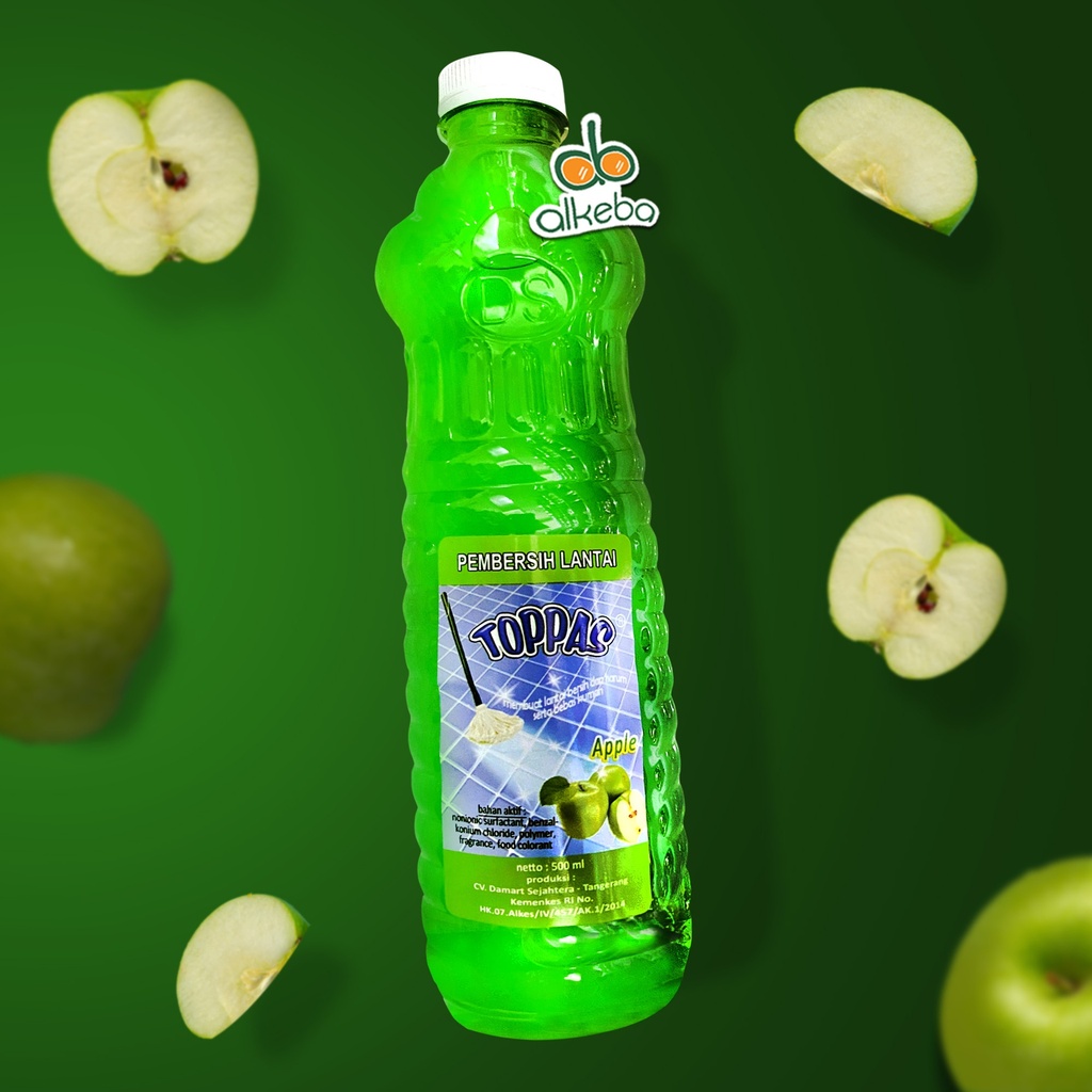 TOPPAS FLOOR CLEANER BOTOL 500 ML APEL