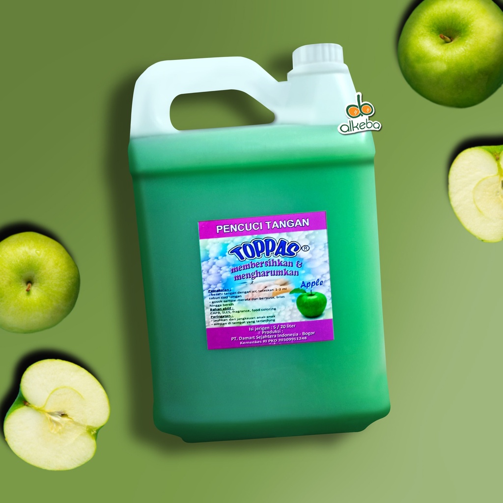 TOPPAS HAND SOAP APPLE 5 LITER