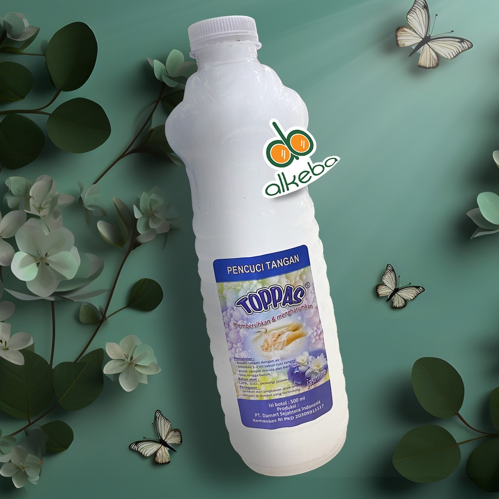 TOPPAS HAND SOAP JASMINE BOTOL 500ML