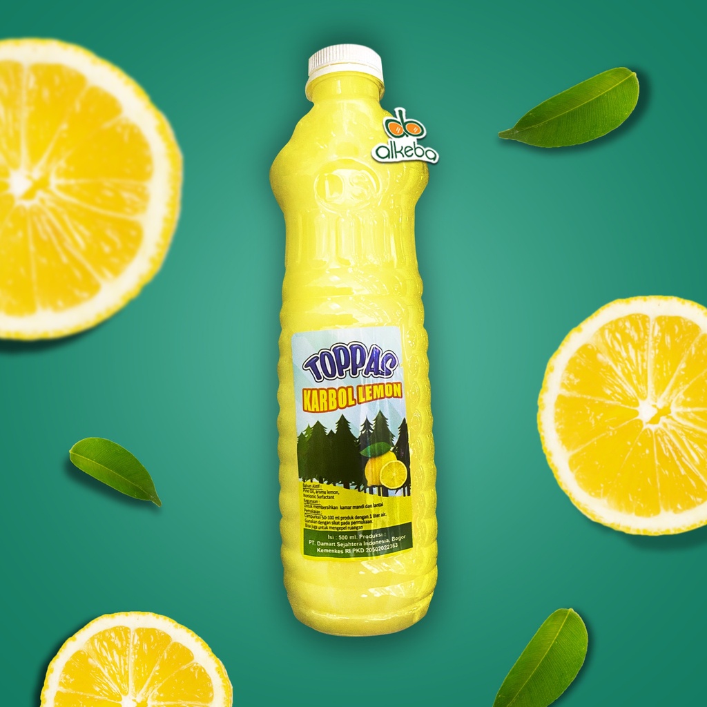 TOPPAS KARBOL LEMON BOTOL 500ML