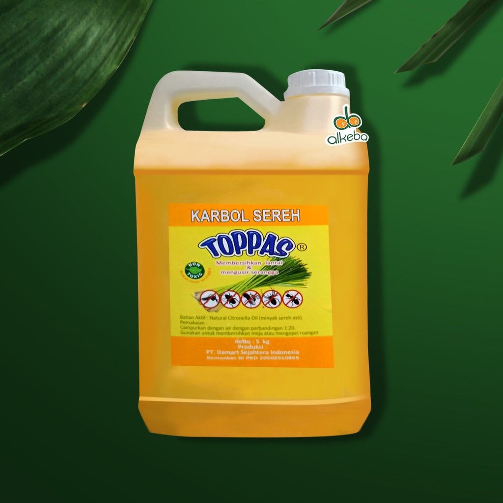 TOPPAS KARBOL SEREH 5 LITER