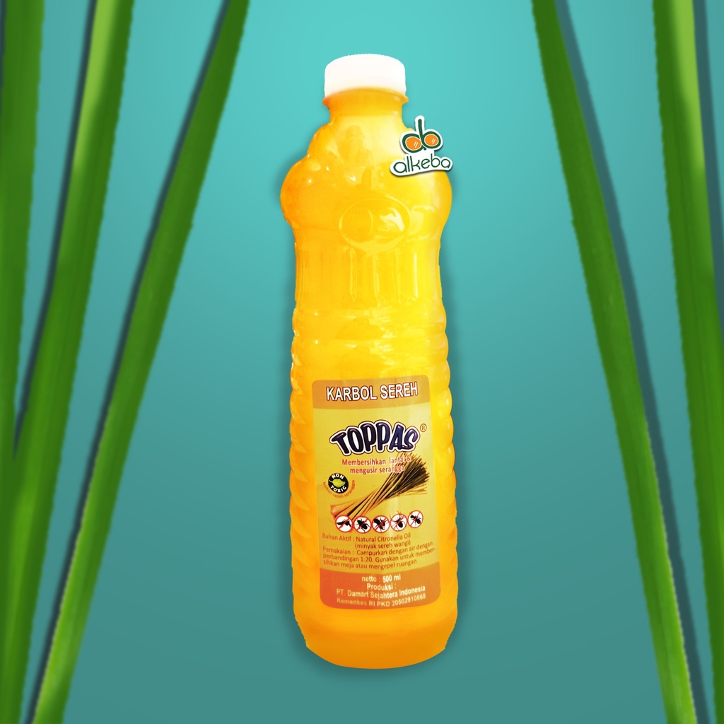 TOPPAS KARBOL SEREH BOTOL 500ML