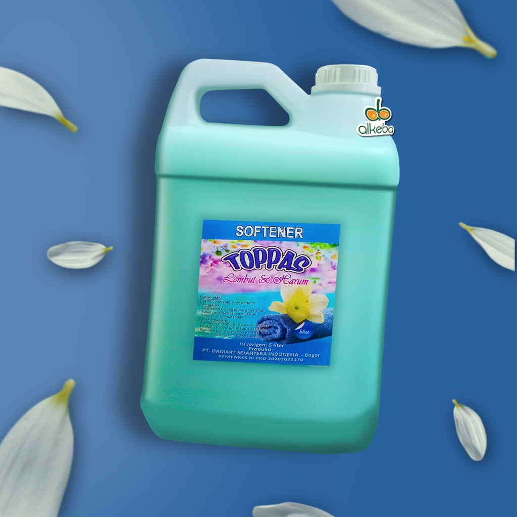 TOPPAS SOFTENER 5 LITER BIRU