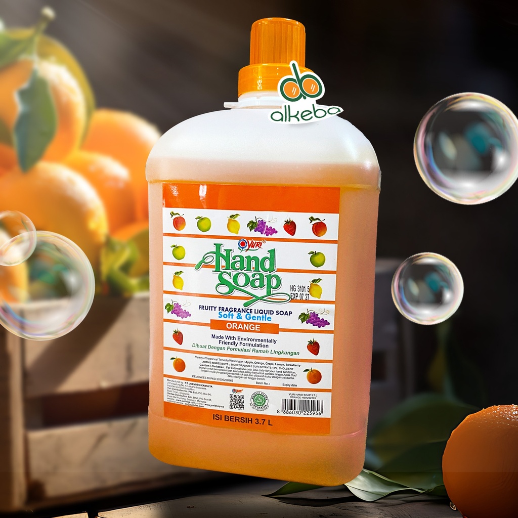 YURI HAND SOAP ORANGE 3.7 LITER