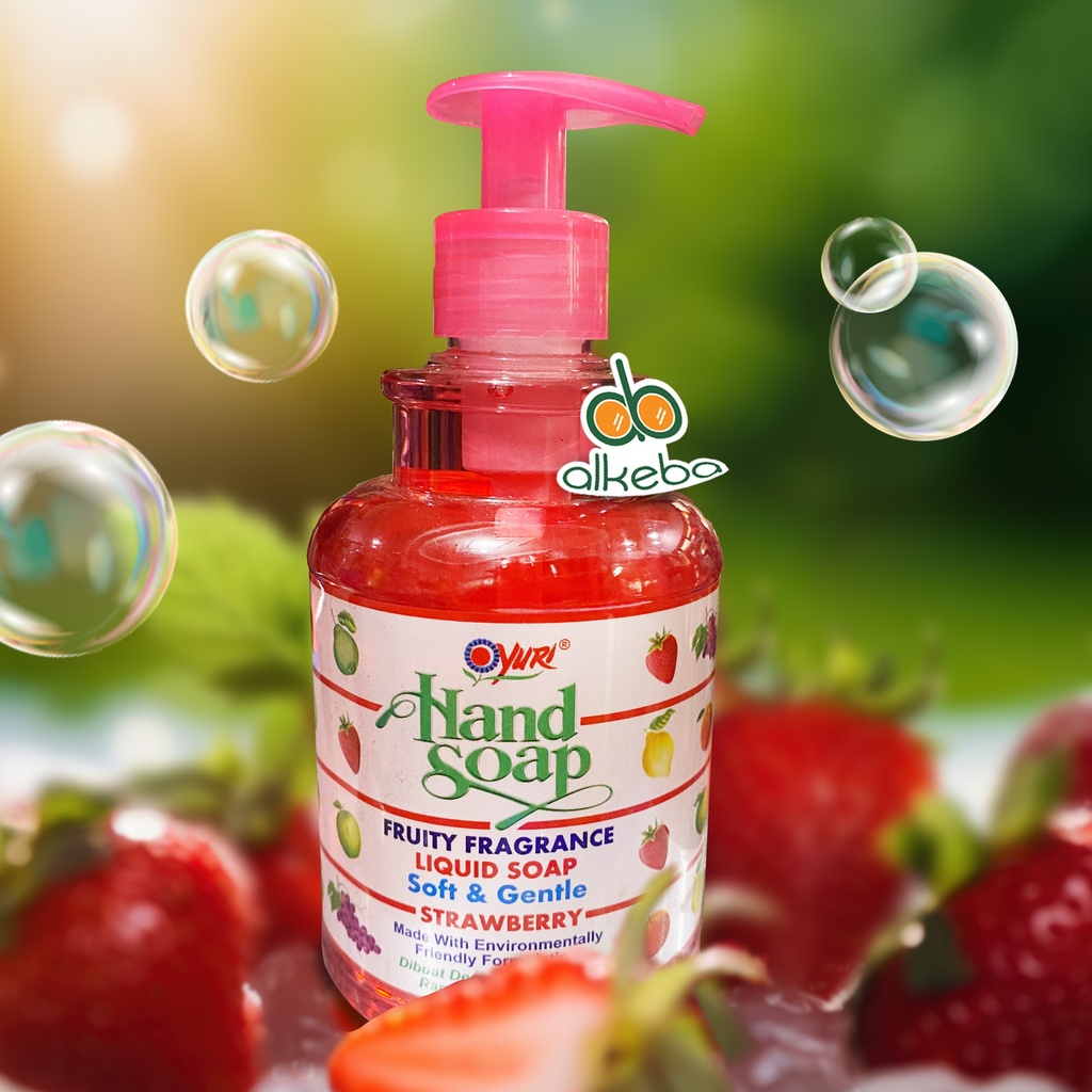YURI HAND SOAP STRAWBERRY 410 ML