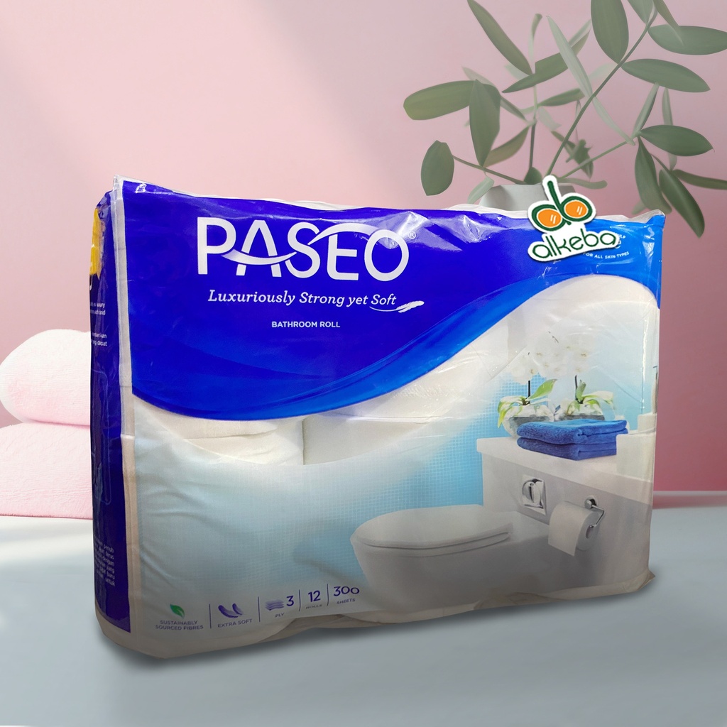 PASEO - TISSUE ROLL 300'S ISI 12 ROLL