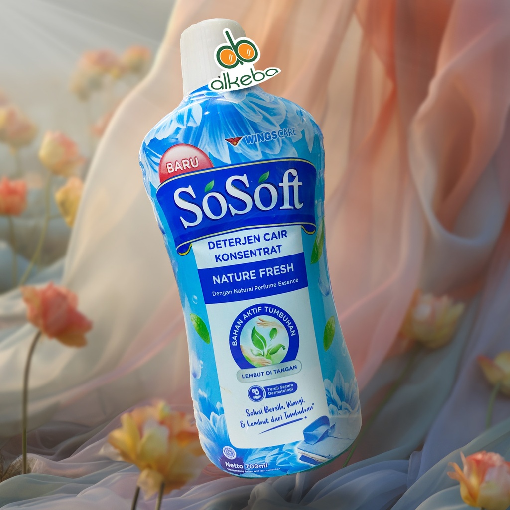SO SOFT LIQUID ROSE & WATERLILY 700 ML BOTOL