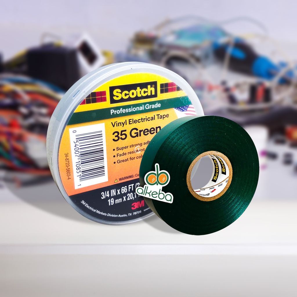 3M ELEKTRIC TAPE HIJAU