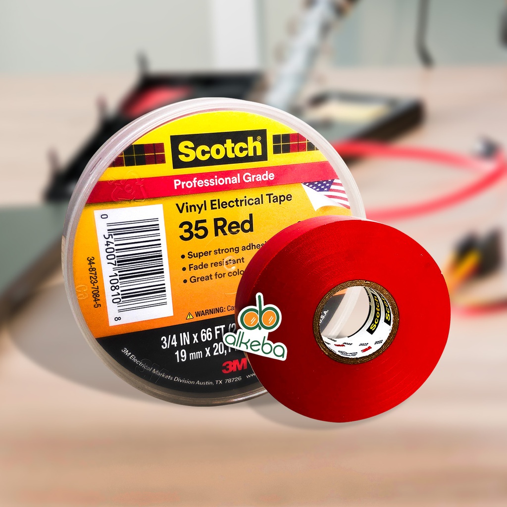 3M ELEKTRIC TAPE MERAH