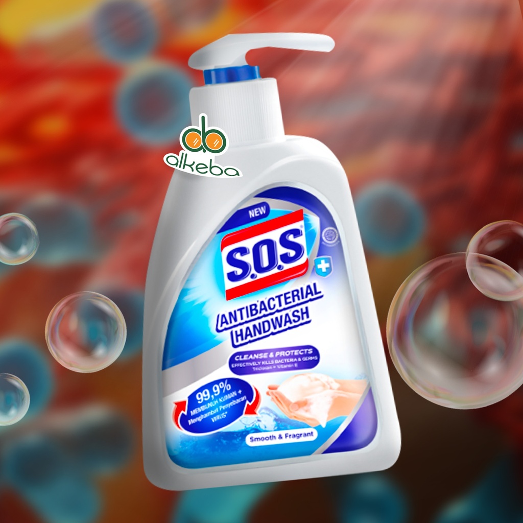 SOS HAND SOAP ANTIBACTERIAL PUMP 200 ML