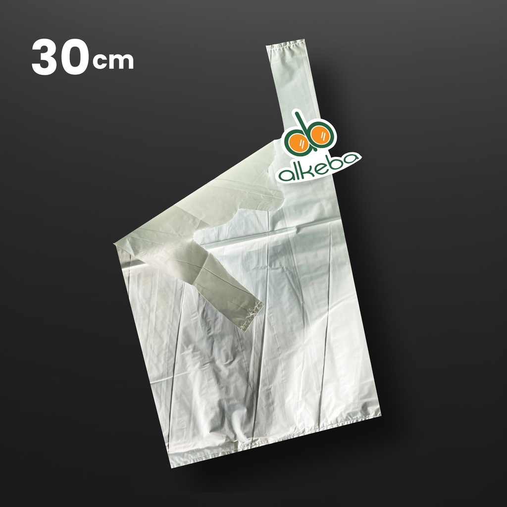 PLASTIK KUPING TULIP PUTIH UK 30