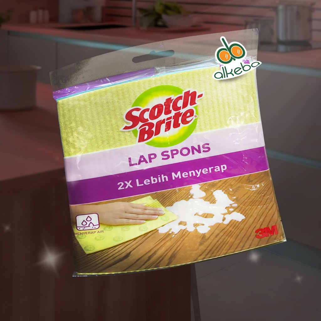 3M LAP SPONS SCOTCH BRITE ISI 2