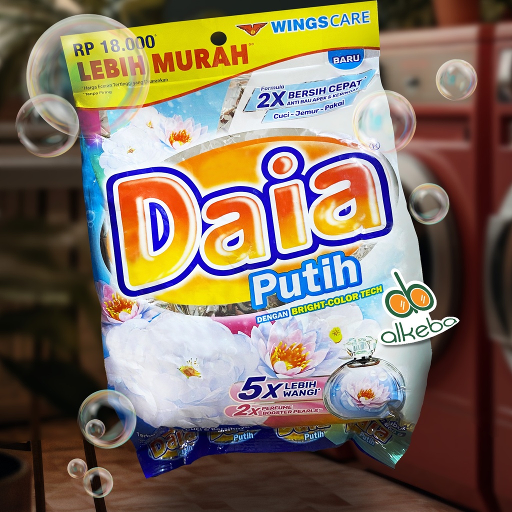 DETERGEN BUBUK DAIA 800 GR PUTIH