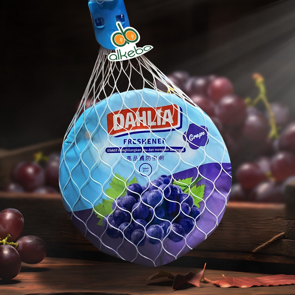 KAMPER GANTUNG GEPENG DAHLIA GRAPE