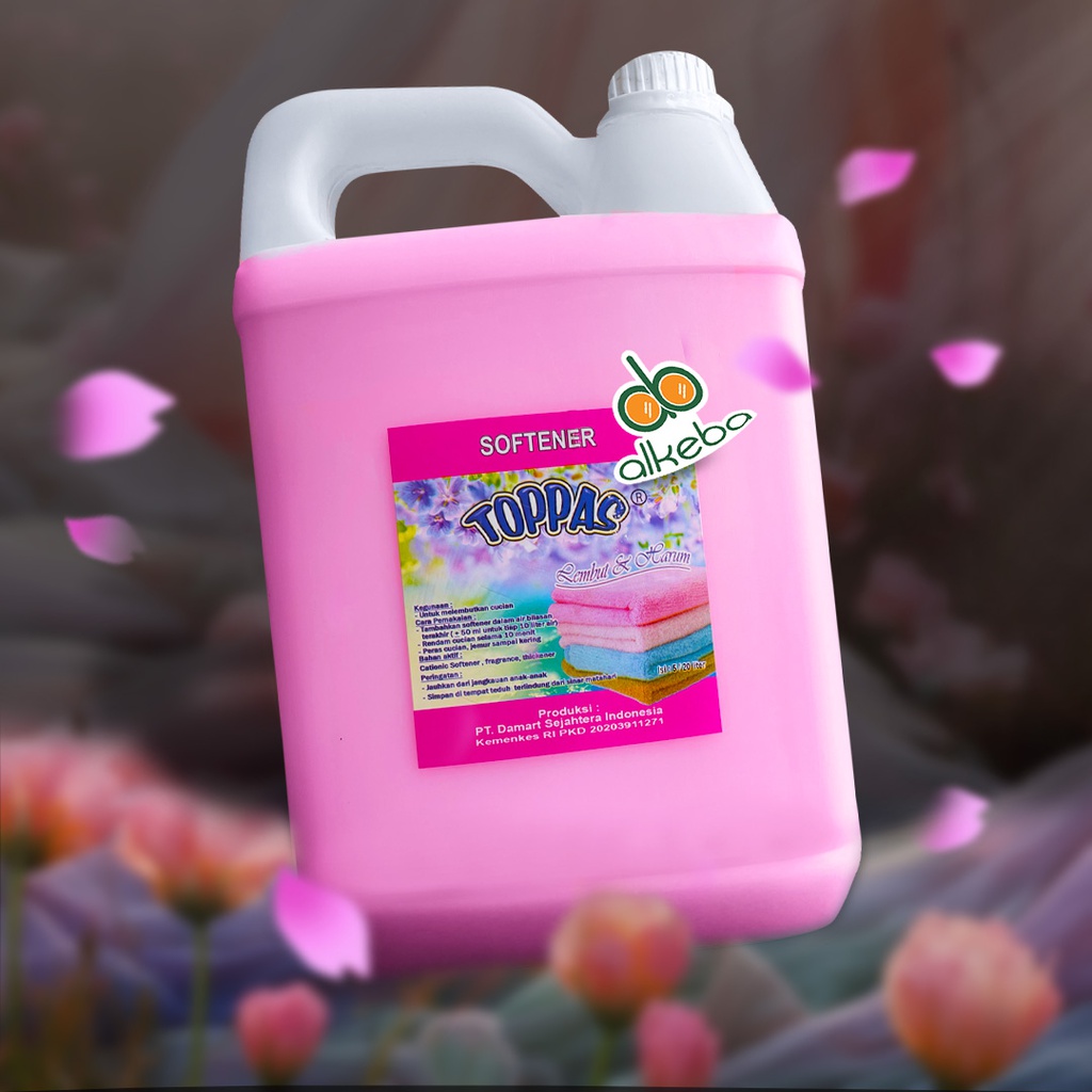 TOPPAS SOFTENER 5 LITER PINK