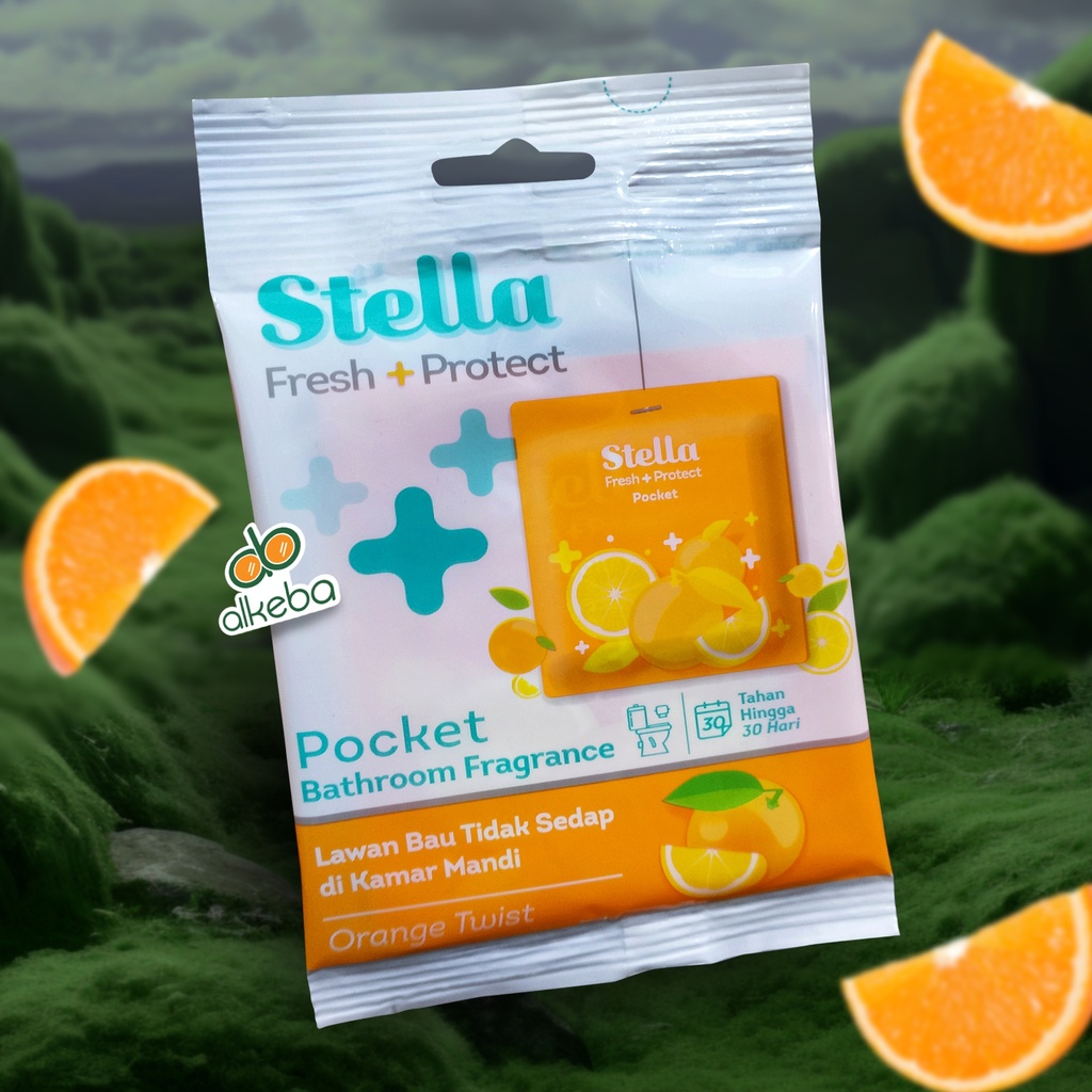 STELLA POCKET BATHROOM ORANGE