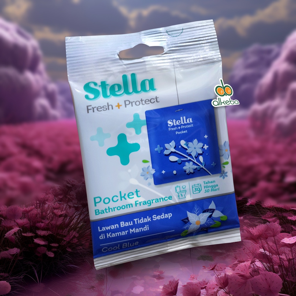 STELLA POCKET BATHROOM BLUE