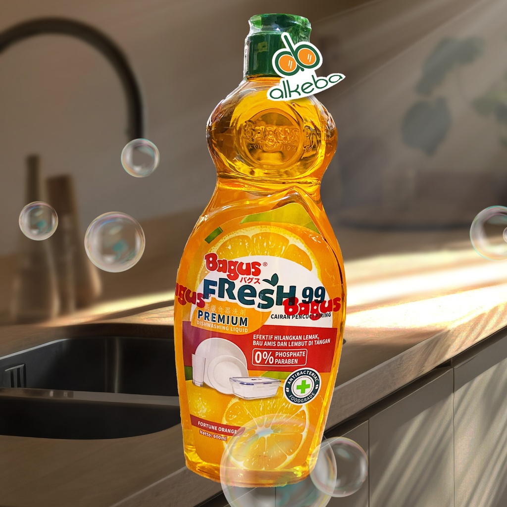 BAGUS SABUN CUCI PIRING BOTOL 600 ML ORANGE
