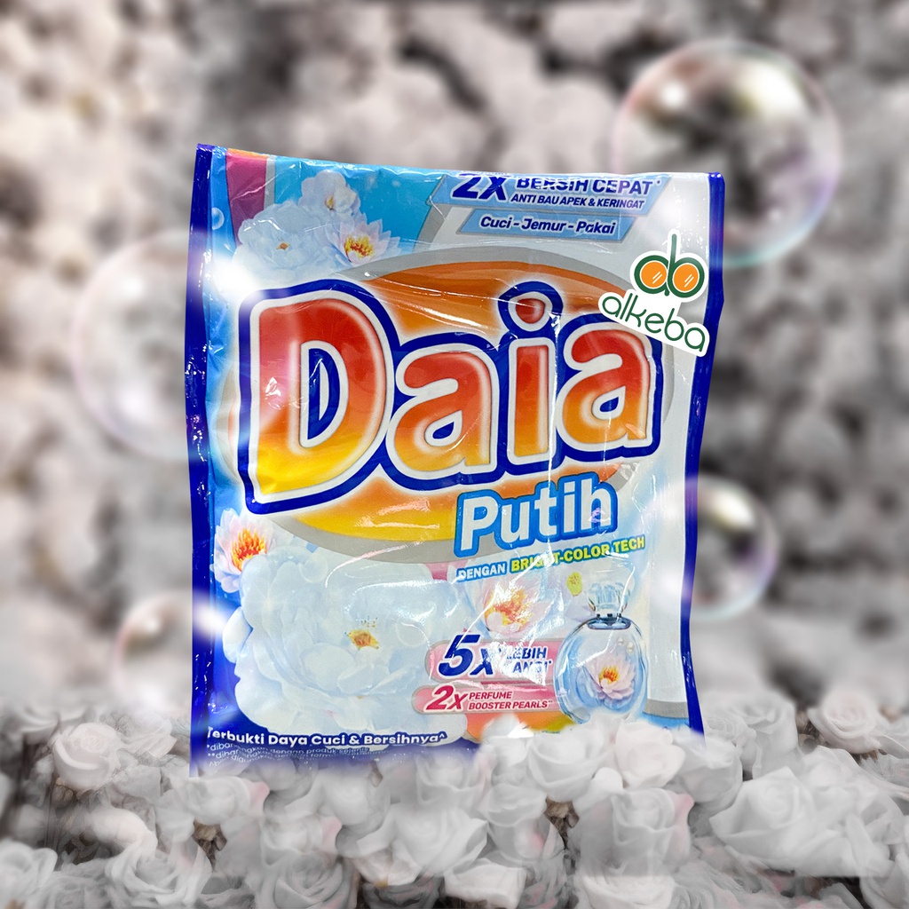 DAIA DETERGENT BUBUK 46 GR PUTIH