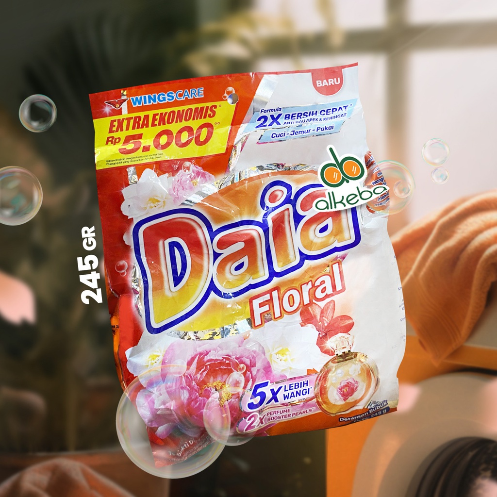 DAIA DETERGENT BUBUK 245 GR FLORAL