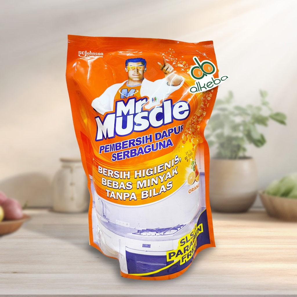 MR MUSCLE KITCHEN REFILL 400 ML ORANGE