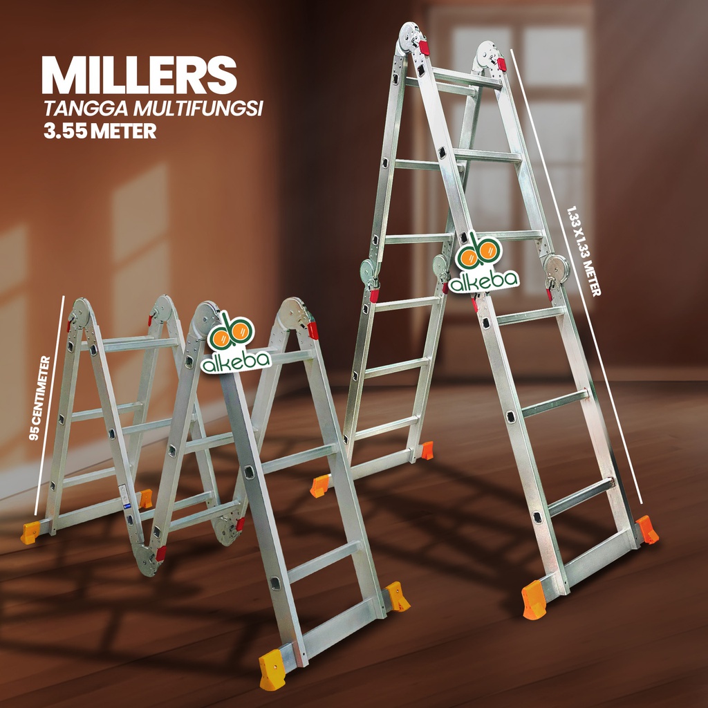 TANGGA LIPAT MULTIFUNGSI 4X3 M MILLERS