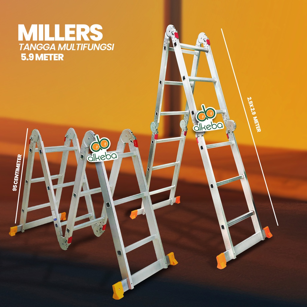 TANGGA LIPAT MULTIFUNGSI 4X5 M MILLERS