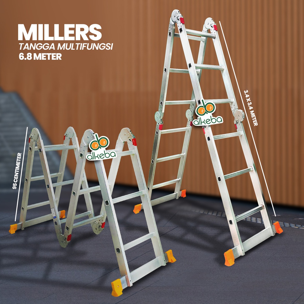 TANGGA LIPAT MULTIFUNGSI 4X6 M MILLERS