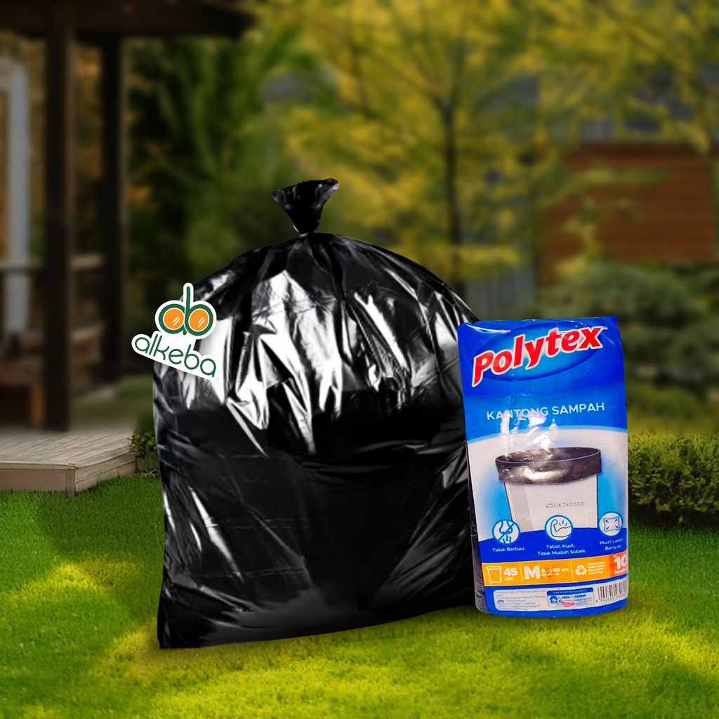 POLYTEX TRASHBAG HITAM