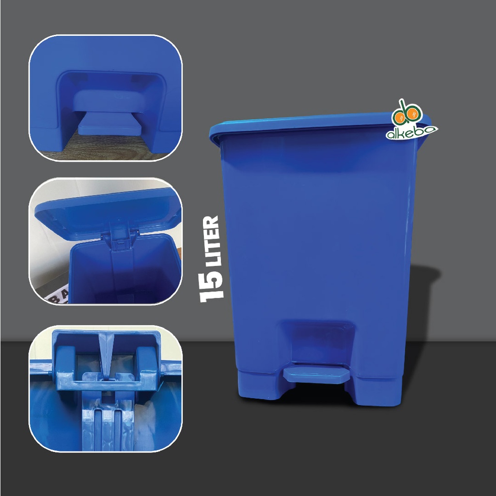 TEMPAT SAMPAH MEDIS BIRU 15 LITER