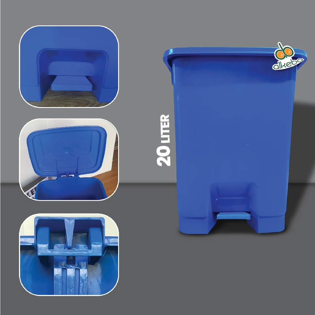 TEMPAT SAMPAH MEDIS BIRU 20 LITER